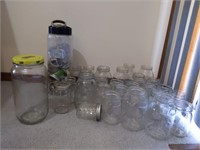 Jars and Jar of Assorted Lids