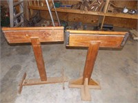 Wooden Stands with Casters