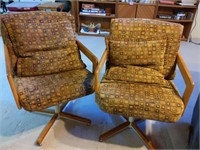 (2) Swivel Chairs (located in basement) 22" x 22"