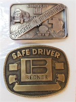 Becker Belt Buckles : Safe Driver 3.75" and