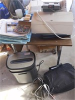 Small Desk, Paper Shredder, Computer Bag, Xerox