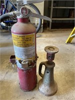 Screw Jack and ABC Fire Extinguisher