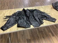 Leather Biker Jacket Made By Phoenix