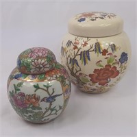 Pair of Asian ceramic ginger jars