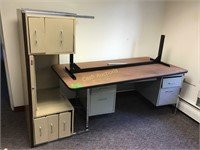 3 Desks & Table For Parts