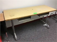 Work Table w/ Cubbies 59.5" x 24" x 30"