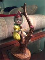 Girl in Tree Figurine