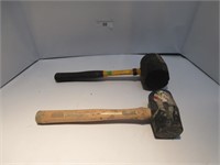 2 RUBBER MALLETS