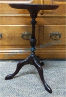 small mahogany candle stand