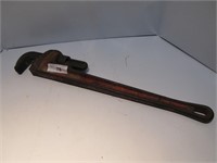 RED RIDGID PIPE WRENCH