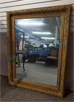 Large gilded frame wall mirror 44x58