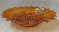 Grape and cable marigold 8 1/2 inch bowl