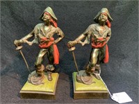Paul Herzel Pompeian Bronze Co., Pirate Bookends