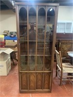 Mid Century Bookcase with Single Glass Door