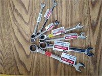 7 Craftsman Ratchet Wrenches SAE