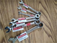 7 Craftsman Ratchet Wrenches SAE