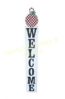 Large Wooden Welcome Sign
