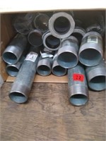 Various size galvanized pipe