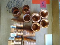 3/4" threaed copper reducers