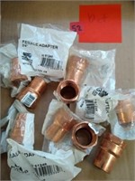 3/4 copper female reducers (10)