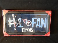 #1 Tennessee Titans Fan Clock