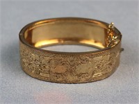 Victorian Gold Filled Bangle Bracelet