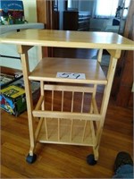 Rolling kitchen cart