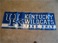 UK Wildcats Fans Only Banner