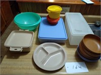 Tupperware, microwave dishes and Melmac