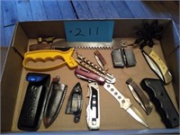 Miscellaneous knives and sharpeners flat