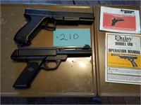 BB pistols and mismatched manuals lot of four