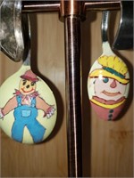 HANDPAINTED BY ROBBIE BETTIS - 2 SPOONS