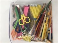 Large Bag Lot of Pencils, Scissors Plus