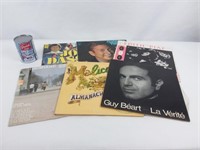6 albums vinyles dont Édith Piaf