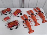 Plastic Lobsters & Crabs