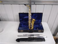 Saxophone in Case