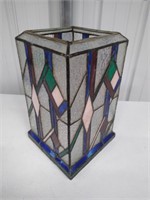 Stained Glass Light Cover--15" tall