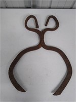 Vintage Iron Hay Tongs--30" long