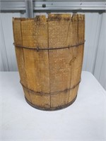 Vintage Wood Barrel--19" tall
