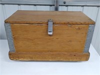 Wood Storage Box on Wheels--32" x 18" x 19"