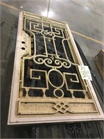 (2) Cast Iron Ornamental Doors