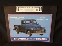 Chevrolet Trucks Metal Sign