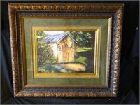 Large Framed UK Barn Scene 2003 - Ben Reynolds