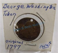 George Washington token Original 1797 RARE