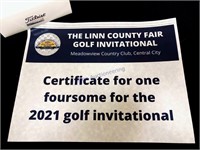 Linn County Golf package w/12 Titleist Pro V1