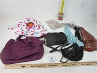 NICE CONDITION PURSES SCARVES AND DORA CLOTHES