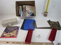 OFFICE ITEMS AND QUILTING BOOKS