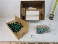 LARGE LOT OF BRAND NEW GREEN BOWS