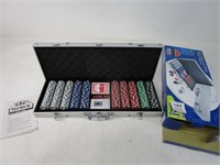 NEVER USED 500 PIECE POKER CHIP SET