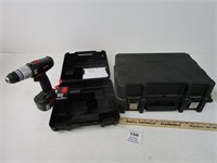 3/8" CRAFTSMAN NiCAD POWER DRILL AND BLACK CASE